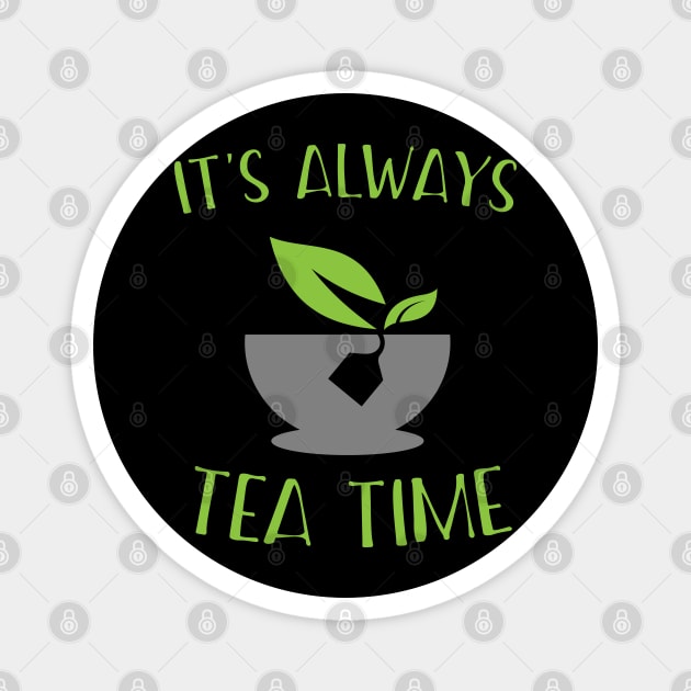 IT'S ALWAYS TEA TIME Magnet by Lin Watchorn 